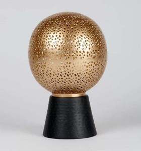 Quemador de incienso estilo árabe, chapado en oro y con base negra, para fragancia de habitación, aroma a almizcle, hermoso artículo de incienso, ¡muy vendido! - Product Image 1
