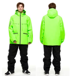 Combinaisons de ski unisexes personnalisées pour l'hiver, isolées, coupe-vent, imperméables, pour adultes, veste de neige, combinaison de snowboard pour hommes - Product Image 2