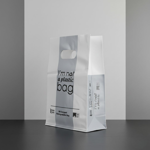 Bolsa de compras hecha de materiales a base de almidón para transporte ecológico y uso diario en empaques minoristas - Product Image 3