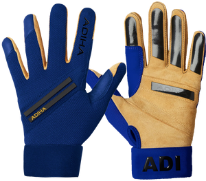 Guantes de Béisbol de Cuero Suave, Tamaños y Colores Personalizables, Cierre de Velcro, Gran Calidad de Adiha Impex - Product Image 1