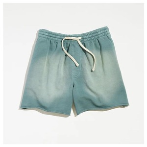 Shorts Bermuda en coton uni pour homme avec poches, taille élastique, style décontracté - Product Image 2
