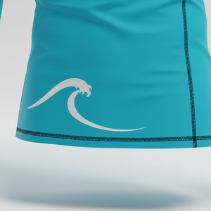 เสื้อแรชการ์ดแขนยาวแบบยูนิเซ็กซ์ ทรงกระชับ แห้งเร็ว เหมาะสำหรับเล่นน้ำ โต้คลื่น ป้องกันแสงแดด ใช้ได้กับกีฬาชายหาดและการฝึกซ้อม - Product Image 6