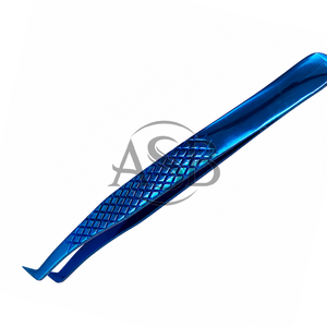 Pince à cils à angle de 65 degrés pour extensions de cils, en acier inoxydable, logo personnalisé, pince à cils volume, instrument de beauté - Product Image 3