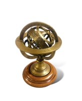 Globe terrestre magnétique flottant en laiton fait main, rotatif et lumineux, décoration de bureau, cadeau éducatif de remise de diplôme