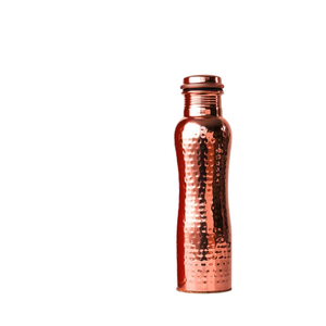 Pure Hammered <b>Copper</b> Water <b>Bottle</b> 1000ml Handmade Ayurvedic Leak-Proof <b>Drinking</b> <b>Bottle</b> For Yoga & Health Wellness Eco-Friendly - Product Image 5