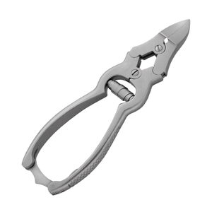 Coupe-ongles professionnel en acier inoxydable à double ressort, lame courbée, coupe large, portable, pour faux ongles et soins des pieds - Product Image 4