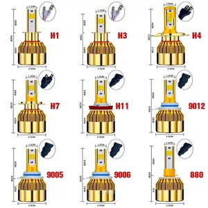 Ampoules LED TCYATO pour voitures H4 LED H7 LED 3000K 6000K H11 LED H4 Ampoule LED H11 Ampoule LED bicolore Jaune Blanc - Product Image 3