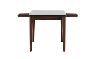 Juego de Mesa de Comedor de Madera Maciza para 4 Personas, Mesa Rectangular de Madera con Cajón de Almacenamiento, Sillas Tapizadas Multifuncionales que Ahorran Espacio - Product Image 6