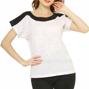 Camisetas de Mujer con Diseño Moderno, Camisetas Casuales con Logotipo Personalizado, Camisetas de Mujer en Oferta, Camisetas 100% Algodón - Product Image 3