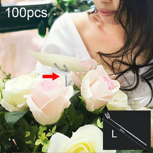 ที่ใส่การ์ดแบบตรงและแบบเอียง ขนาด 24 ซม. 35 ซม. โพลีสไตรีนใส สำหรับติดการ์ดอวยพรบนช่อดอกไม้หรือช็อกโกแลต - Product Image 5