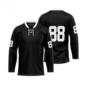Maillot de hockey sur glace personnalisé, service OEM, tendance, haute qualité, maillots de hockey sur glace sublimés - Product Image 1