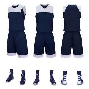 Uniforme de basket-ball le plus vendu, service OEM, uniforme de basket-ball 100% polyester, prix de gros, uniforme de basket-ball - Product Image 3