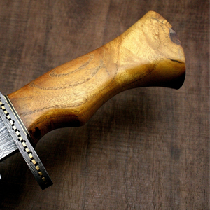 Couteau de chasse robuste pour l'extérieur, lame fixe, outil de survie et de camping, lame durable en acier Damas, fabrication DIY, OEM, ODM, vente en gros - Product Image 4