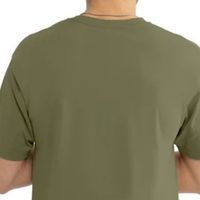 Groothandel Lege Heren T-shirts Zachte Katoen Casual Ronde Hals T-shirt Op Maat Gemaakt Fabriek Leverancier