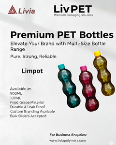 Botella de Agua Livvia de 500 ml, Diseño Ondulado, PP Virgen, LivPET, LIVIA POLYMER, a Prueba de Fugas, Libre de BPA, Portátil, para Oficina y Hogar - Product Image 3