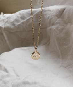 Diamond Flush Set Lobster clasp Pendant 14K Solid Gold Round Cut Lab Grown 17 Inch <b>Chain</b> 2.7mm <b>Necklace</b> Fine Jewelry Manufacture - Product Image 3