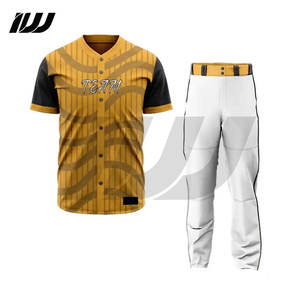 Tenue de baseball professionnelle pour équipe, vêtements de sport confortables, uniformes de baseball à séchage rapide - Product Image 3