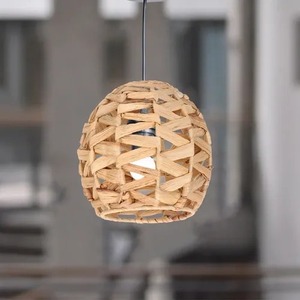 Handmade Water Hyacinth Lampshade Pendant <b>Light</b> <b>Cheap</b> Price Lamp Shade Cover for Wholesaler Retailers Handicraft Decor - Product Image 1