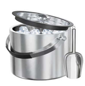 Elegant Textured White Metal Beverage Tub 5L Capacity Portable & Durable for Parties Wholesale Prices - Product Image 2