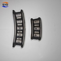 SYD Meilleur Fournisseur Cheville de Tirant Précontrainte 12,7 MM Filetage M6 Tête Plate en Acier Allié 1860 MPa Surface Noircie Brillante Noire