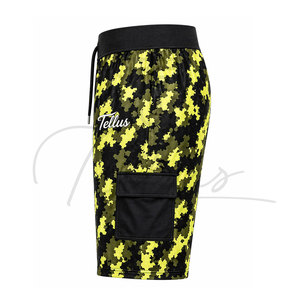Pantalones Cortos Casuales de Lona con Logotipo Personalizado, Cintura Elástica Media, Transpirables, de Secado Rápido, con Estampado Digital, para Playa, Musulmanes - Product Image 6