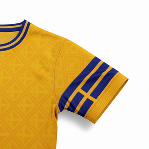 Ensemble de maillots de football personnalisés pour hommes – Tenue d'entraînement d'équipe avec impression par transfert thermique et anti-bactérienne 100 % coton - Product Image 4