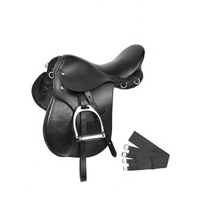 อานม้าหนังอังกฤษพร้อมชุดเดรสไม้ไฟเบอร์อุปกรณ์ขี่ม้า - Product Image 2