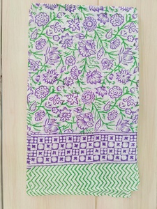 Écharpe en coton imprimée à la main traditionnelle, écharpe artisanale de Jaipur, écharpe bohème chic légère, écharpe faite à la main, fournisseur en gros - Product Image 4