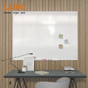 Panneau blanc à fixation magnétique, Surface en verre trempé de sécurité Durable, fixation murale - Product Image 2