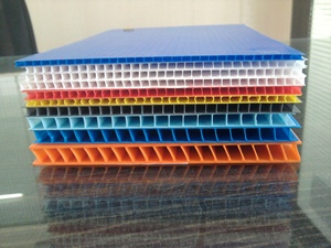 Color PP Hollow <b>Sheet</b> Corrugated <b>Plastic</b> Board Cuttable Moulded Panel for Display and Industrial Use - Product Image 4