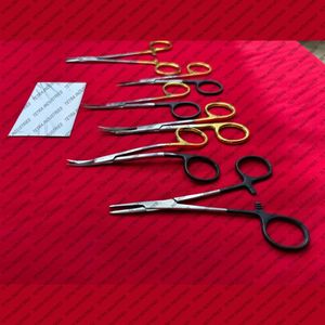 Top Quality TC Surgical Scissors and Forceps Set Of 6 PCS Tungsten Carbide Surgical Tools <b>kit</b> Stainless Steel Surgical Forcep CE - Product Image 6