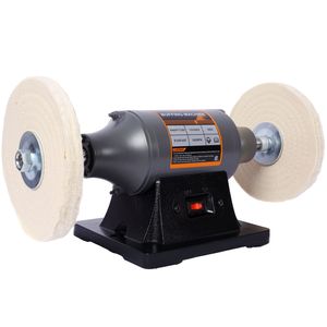 Lucidatrice Elettrica da Banco da 8 Pollici con 4 Ruote Lucidanti Spesse 80 Strati, Macchina per Lucidatura Metalli - Product Image 6