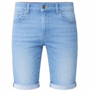 Shorts en jean noir délavé vintage en coton avec strass et ourlet brut – Style streetwear décontracté pour homme – Idéal pour l'été - Product Image 1