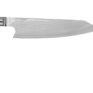 Cuchillo de chef japonés de 12 pulgadas, de acero de Damasco forjado a mano, con acabado satinado y mango de resina, para diestros, cuchillo de cocina. - Product Image 3