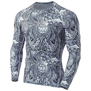 Rashguard de Manga Larga para Hombre con Logotipo Personalizado de Alta Calidad, para MMA, Jiu Jitsu, Fitness, BJJ, con Colores y Tallas Personalizadas, Venta al Por Mayor - Product Image 3