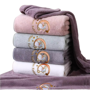 Thickened <b>Extra</b> <b>Large</b> Coral Fleece <b>Towel</b> Soft Super Absorbent Lint Free Couple Style Men Women Home <b>Bath</b> Wholesale Daily Use - Product Image 1