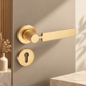Manija de palanca italiana mate antigua con base decorativa para puertas, ideal para aplicaciones residenciales, comerciales e interiores. - Product Image 4