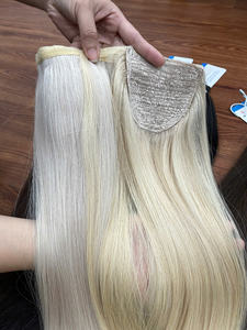 Produit en vente flash, queue de cheval, cheveux humains vierges vietnamiens 100%, meilleure qualité, couleur personnalisée, prix de gros - Product Image 5