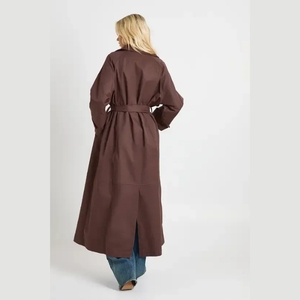 Manteaux Trench de Luxe Personnalisés en Laine Peignée – Manteau Long Chaud d'Hiver pour Hommes et Femmes en Cachemire et Laine - Product Image 2
