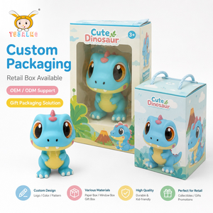 Jouet dinosaure <span class=keywords><strong>en</strong></span> plastique mignon personnalisé TUSALMO de 15 cm, dinosaure parlant <span class=keywords><strong>en</strong></span> vinyle souple PVC, éducatif pour enfants, unisexe, OEM ODM - Product Image 6