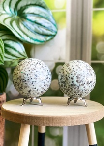 Esferas pulidas de jaspe kiwi para decoración del hogar, artesanía con piedras preciosas, bolas decorativas de piedra - Product Image 2