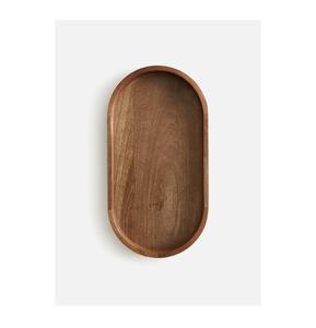 Plateau rectangulaire en bois d'acacia écologique de style japonais pour les fêtes, idéal pour ranger des collations, du pain, des fruits et des assiettes. - Product Image 1