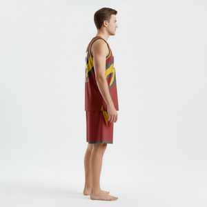 ชุดบาสเก็ตบอลแบบใหม่ปี 2026 ออกแบบเองได้ ชุดบาสเก็ตบอลซับลิเมชั่น เสื้อบาสเก็ตบอลชาย ชุดบาสเก็ตบอล - Product Image 3