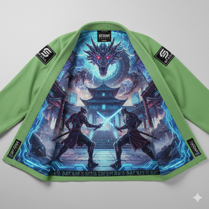 Kimono de Jiu-Jitsu Brésilien Professionnel (BJJ Gi) en Tissu Perlé 100% Coton Durable et Écologique pour Hommes et Femmes – Idéal pour l'Entraînement - Product Image 4