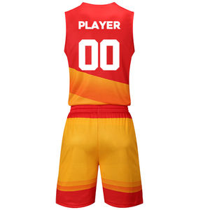 Uniforme de basketball grande taille respirant à séchage rapide de haute qualité OEM, design unique, vente en gros, vêtements de sport pour hommes, logo personnalisé imprimé - Product Image 3
