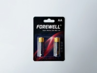 Pile alcaline LR6 AA étanche, fabricant OEM, étiquette privée, emballage personnalisé pour lampe torche, télécommande et jouets, 2700 mAh