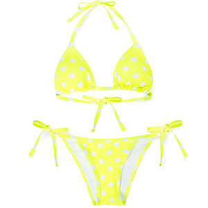 Traje de baño bikini personalizado en oferta, sexy y a la moda, conjunto de bikini y ropa de playa, traje de baño sólido de 2 piezas para mujer - Product Image 5