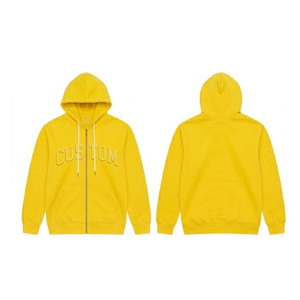 Ensemble de survêtement 2 pièces à capuche personnalisé avec impression par transfert thermique, en polaire premium, pour homme et femme, automne-hiver - Product Image 4