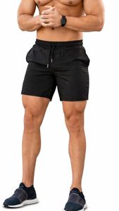 Shorts Deportivos de Nailon y Spandex de 7'' para Hombre, Shorts de Gimnasio con Bolsillo con Cremallera, Shorts para Correr, Venta al Por Mayor - Product Image 3