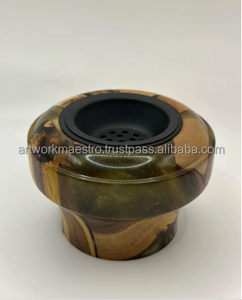 Resin <b>Wood</b> & Metal Fully Handmade Eco-Friendly 100% Natural Aromatherapy Bakhoor Incense <b>Burners</b> Indian Artisan ARTWORK MAESTRO - Product Image 4